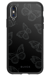 Black Butterflies - Apple iPhone X