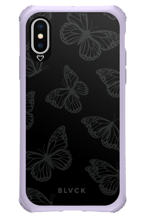 Black Butterflies - Apple iPhone XS