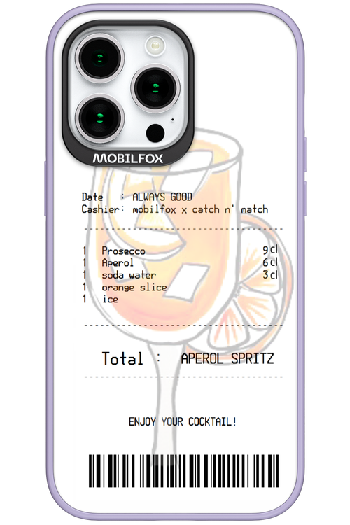 aperol spritz cocktail - Apple iPhone 15 Pro Max