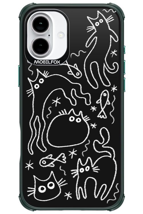 CHALK_CATS 2.0 - Apple iPhone 16 Plus