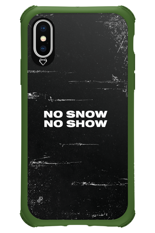 No snow, no show - Apple iPhone X
