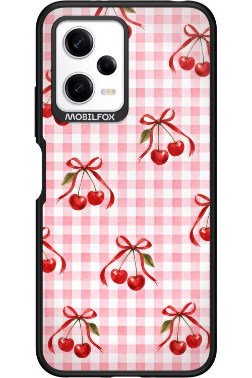 Pink Cherry Checked 2.0 - Xiaomi Redmi Note 12 5G