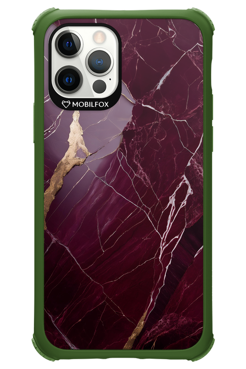 Burgundy Marble 2.0 - Apple iPhone 12 Pro