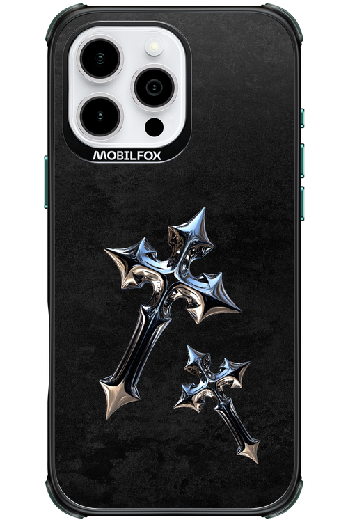 Chrome Crosses - Apple iPhone 16 Pro Max