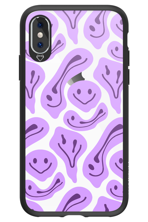 Fluid Smiley Purple - Apple iPhone X