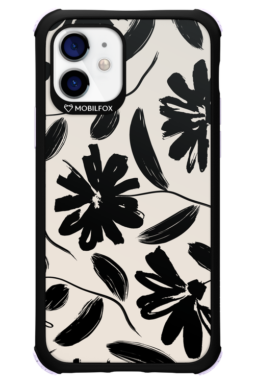 Monochrome Flowerss 2.0 - Apple iPhone 12