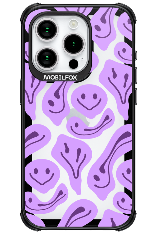 Fluid Smiley Purple - Apple iPhone 15 Pro