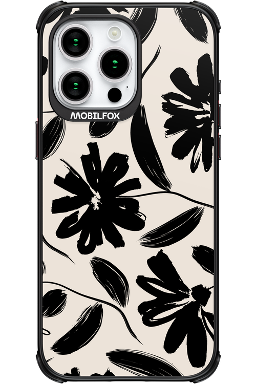 Monochrome Flowerss 2.0 - Apple iPhone 15 Pro Max