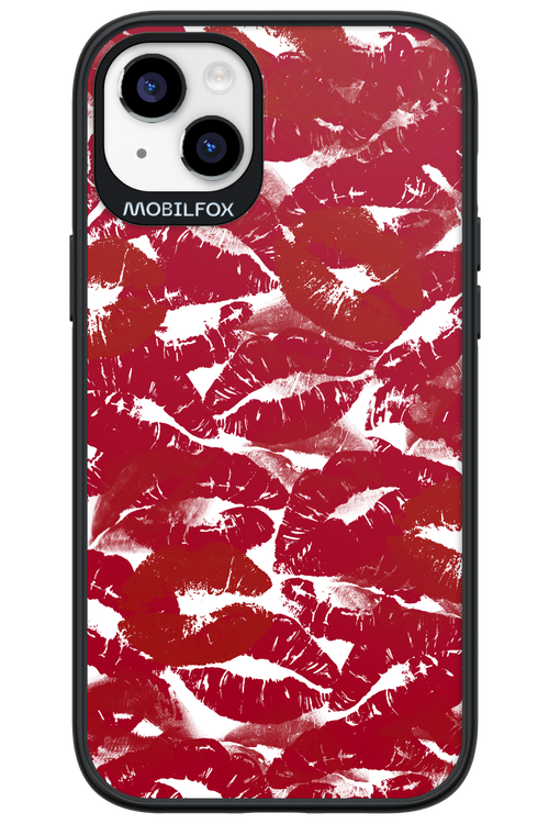 Burgundy and Kiss 2.0 - Apple iPhone 14 Plus