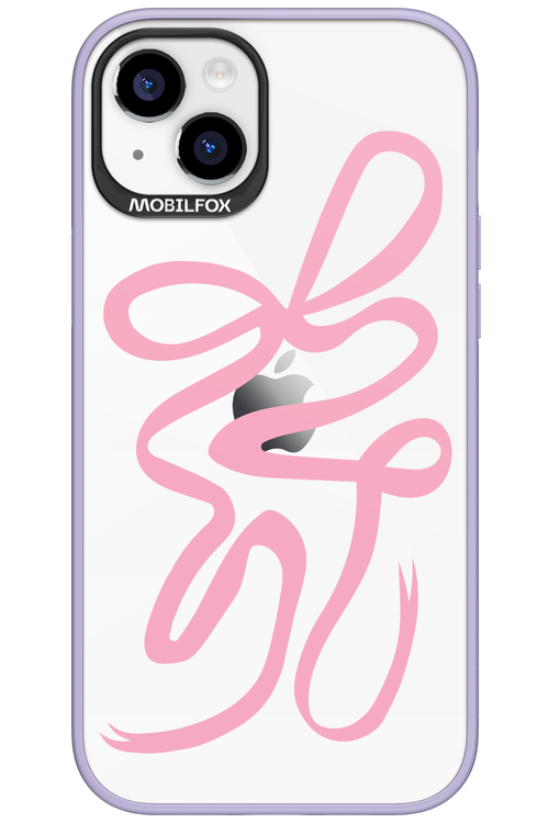 Pink Bow - Apple iPhone 15 Plus
