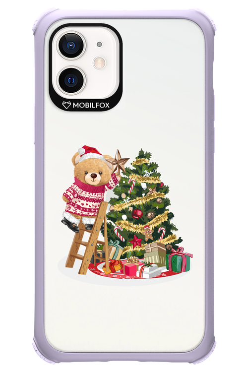 Christmas Bear (Transparent) - Apple iPhone 12