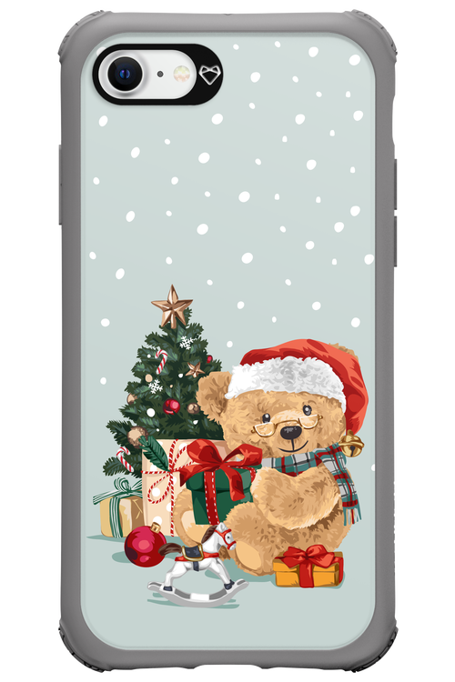 Merry Christmas Bear - Apple iPhone 8
