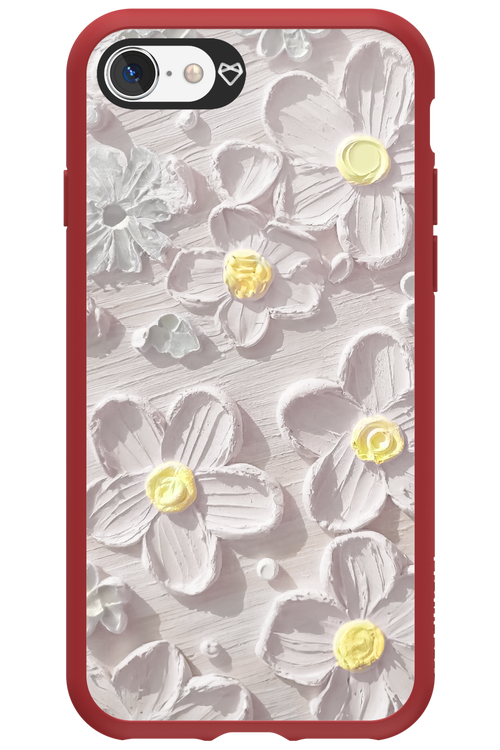 White Flowers 2.0 - Apple iPhone 8