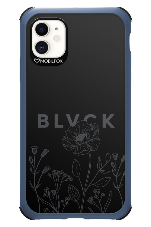 Black Flowers - Apple iPhone 11