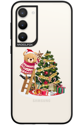 Christmas Bear (Transparent) - Samsung Galaxy S23 Plus