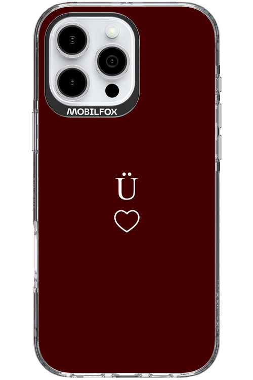U Burgundia II 2.0 - Apple iPhone 16 Pro Max