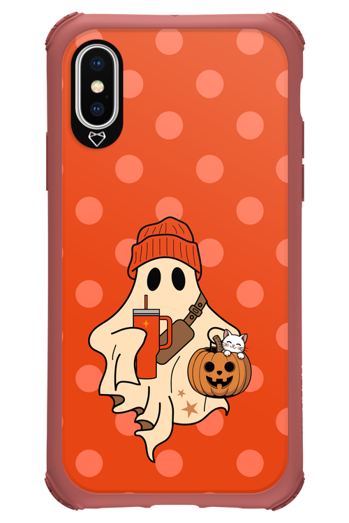 Ghost Girl (Orange) - Apple iPhone XS