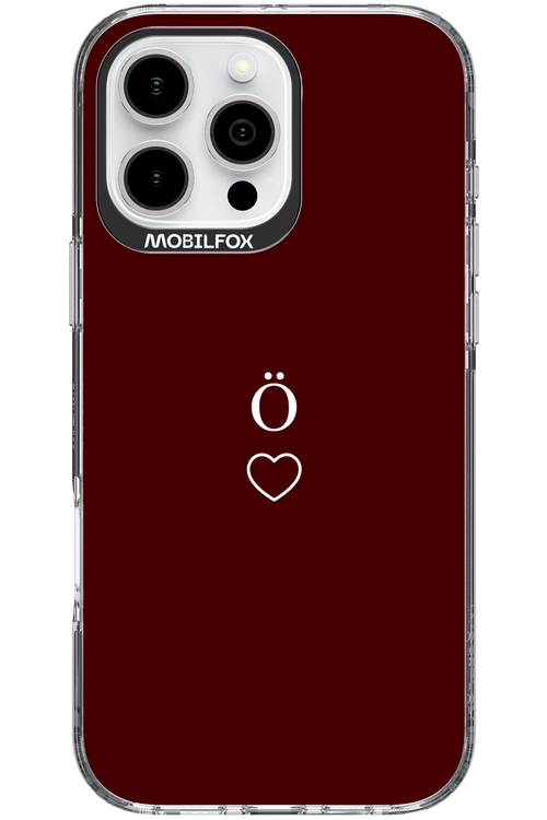 O Burgundia II 2.0 - Apple iPhone 16 Pro Max