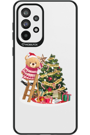 Christmas Bear (Transparent) - Samsung Galaxy A73