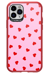 Sprinkle Heart Pink - Apple iPhone 11 Pro