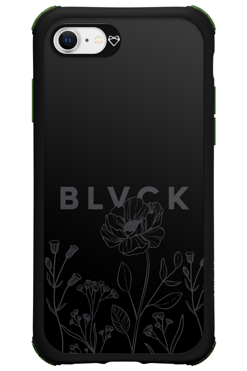 Black Flowers - Apple iPhone SE 2022