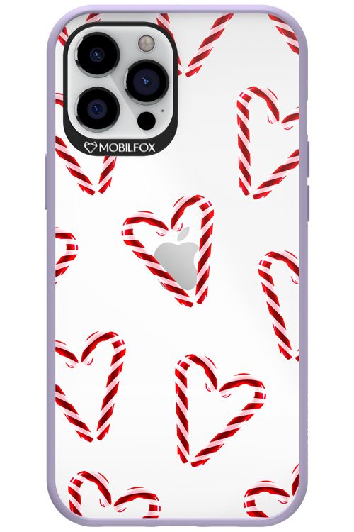 Candy Cane Hearts - Apple iPhone 12 Pro Max