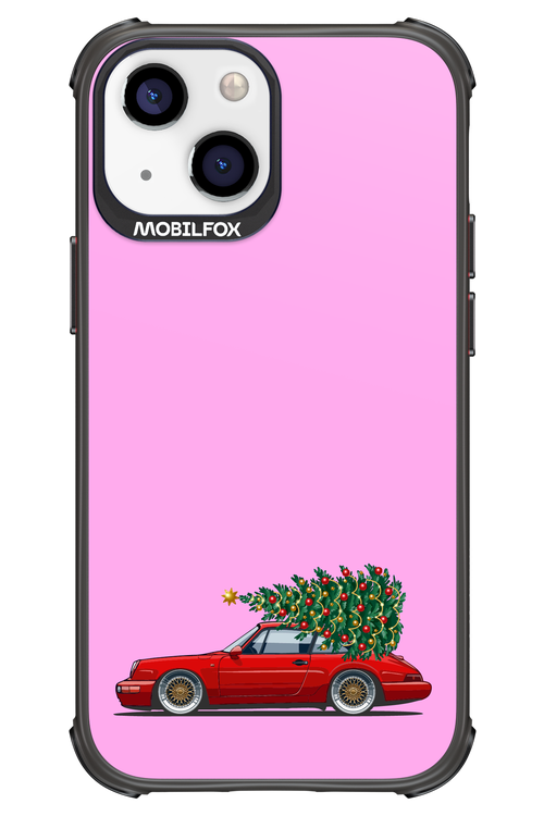 XMAS Car Pink - Apple iPhone 13 Mini