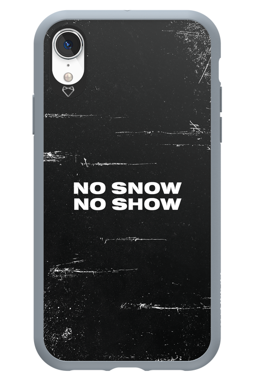 No snow, no show - Apple iPhone XR