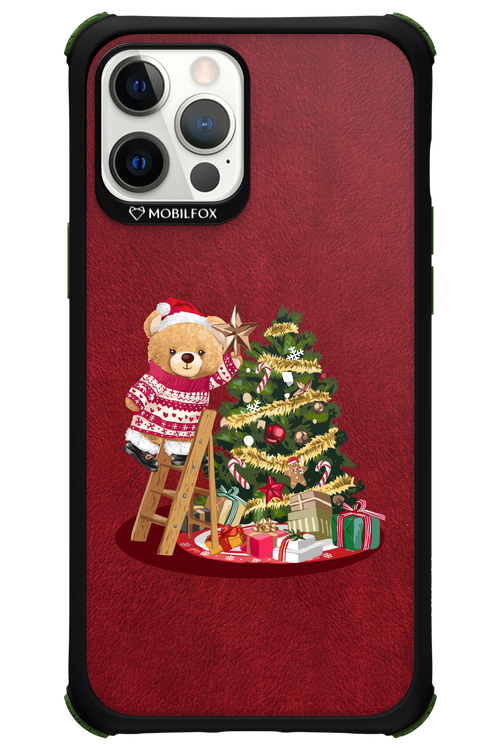 Christmas Bear (Burgundy) - Apple iPhone 12 Pro Max