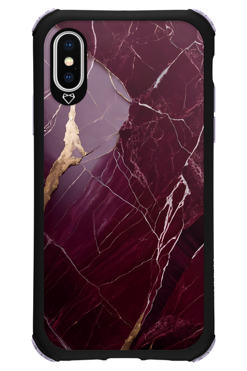 Burgundy Marble 2.0 - Apple iPhone XS