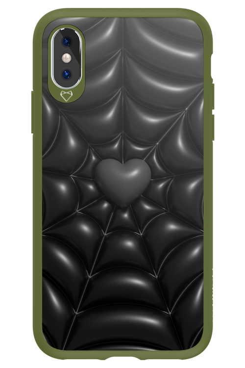 Black Spider Heart - Apple iPhone XS