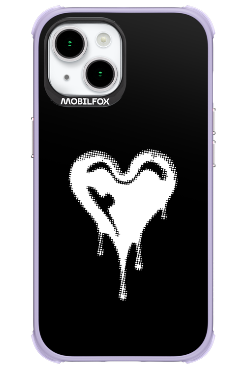 Heart Black - Apple iPhone 15