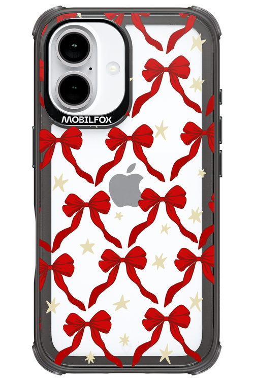 Bow & Stars (Transparent) - Apple iPhone 16