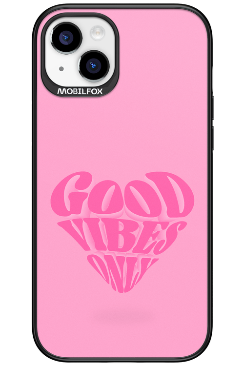 Good Vibes Heart - Apple iPhone 15 Plus