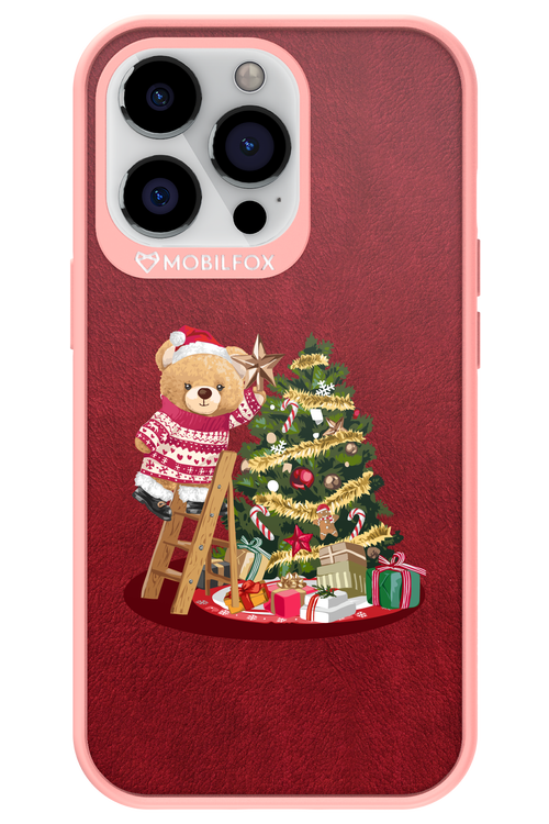 Christmas Bear (Burgundy) - Apple iPhone 13 Pro