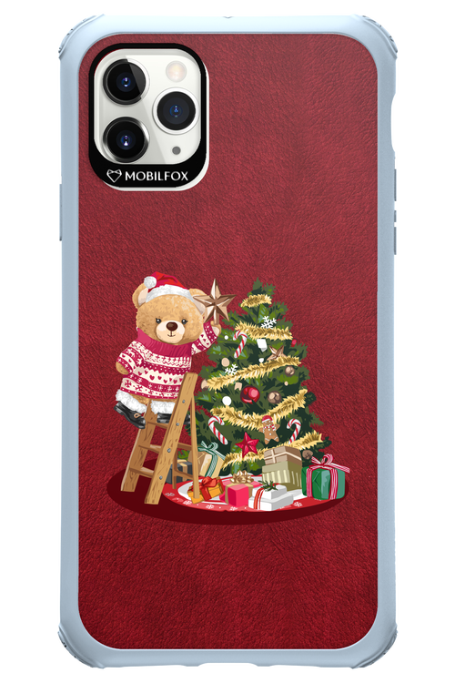 Christmas Bear (Burgundy) - Apple iPhone 11 Pro Max