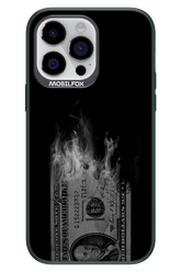 Money Burn B&W - Apple iPhone 14 Pro Max