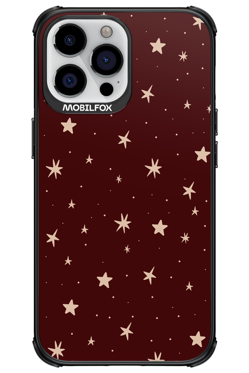 Burgundy Stars - Apple iPhone 13 Pro Max