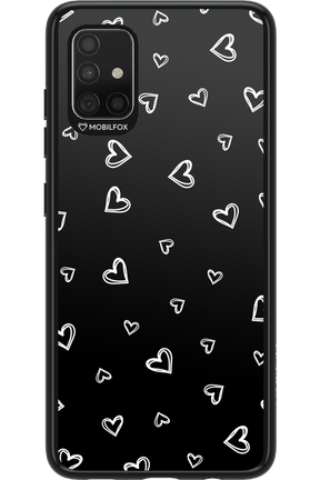 Monochrome Hearts 2.0 - Samsung Galaxy A51