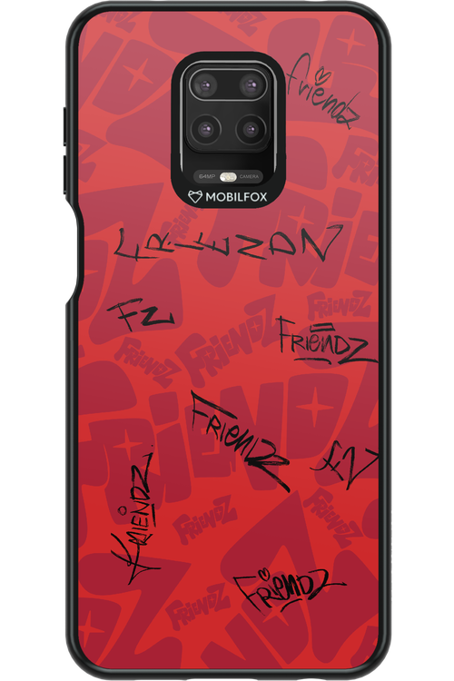 FRIENDZ Red - Xiaomi Redmi Note 9 Pro
