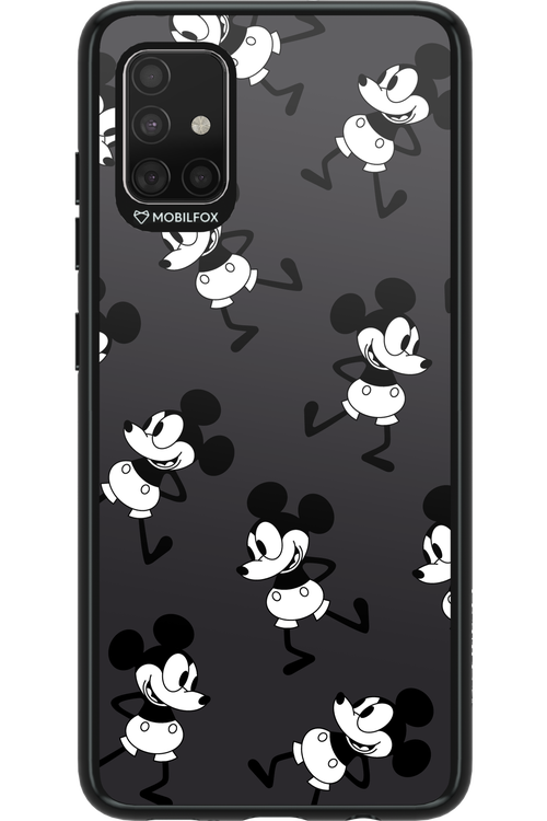 Iconic Mouse (antracite pattern) - Samsung Galaxy A51
