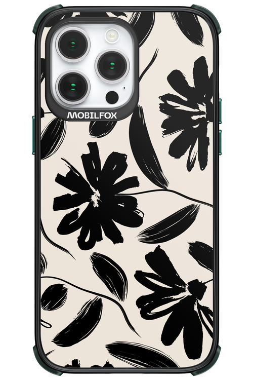 Monochrome Flowerss 2.0 - Apple iPhone 14 Pro Max