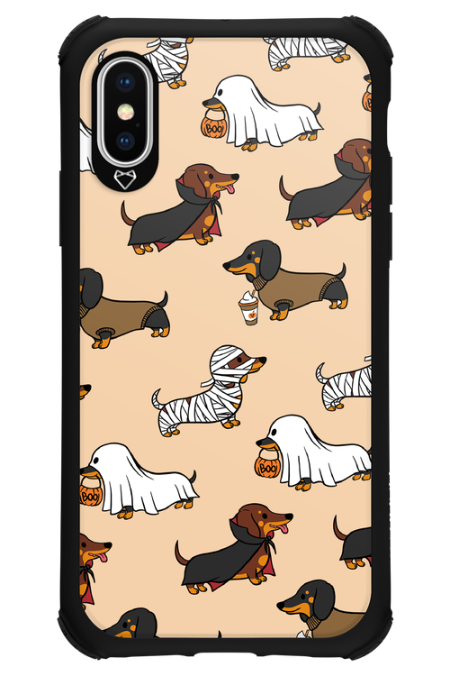 Scary Dachshund - Apple iPhone XS