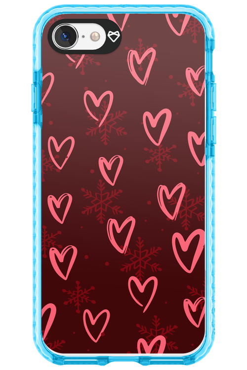 Christmas Hearts - Apple iPhone SE 2020