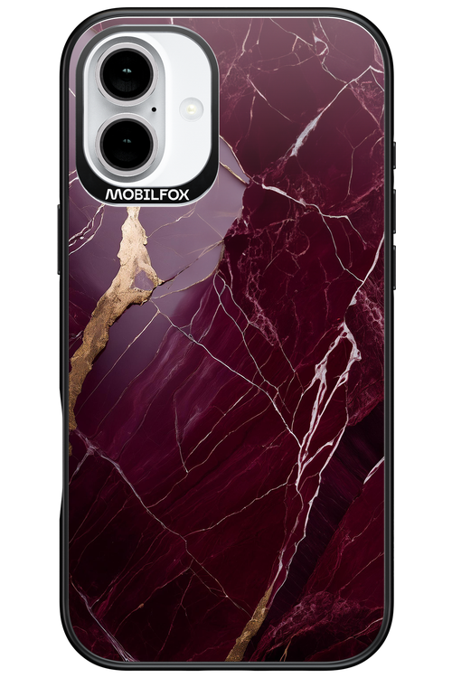 Burgundy Marble 2.0 - Apple iPhone 16 Plus