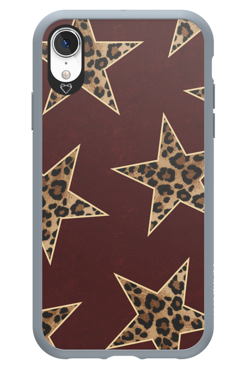Wild Stars Burgundy - Apple iPhone XR