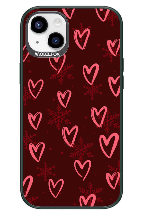 Christmas Hearts - Apple iPhone 14 Plus