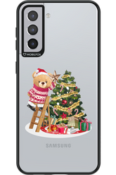 Christmas Bear (Transparent) - Samsung Galaxy S21+