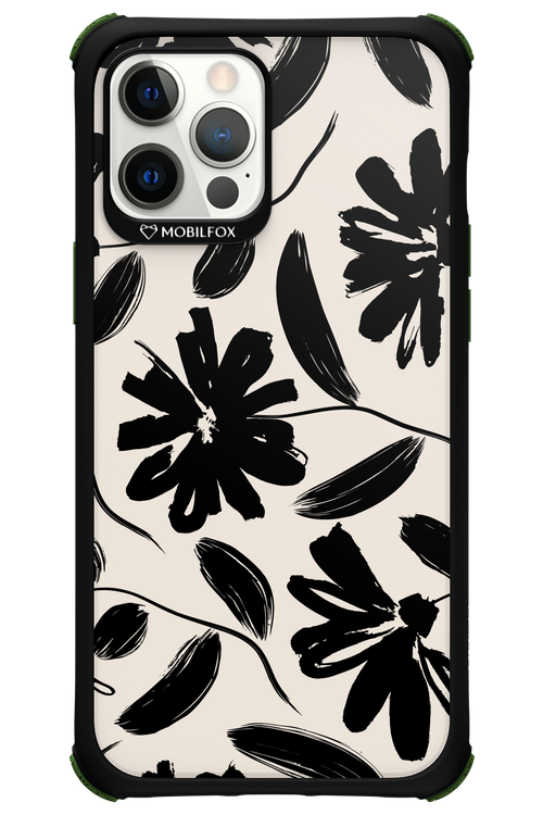 Monochrome Flowerss 2.0 - Apple iPhone 12 Pro Max