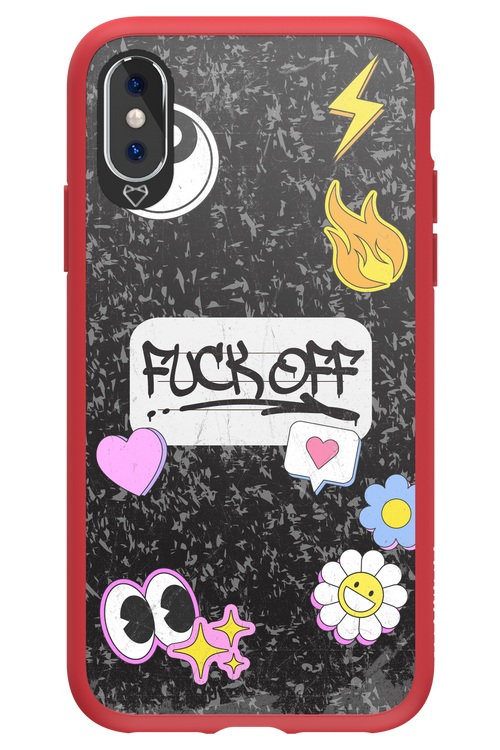 Fuck Off Case - Apple iPhone XS